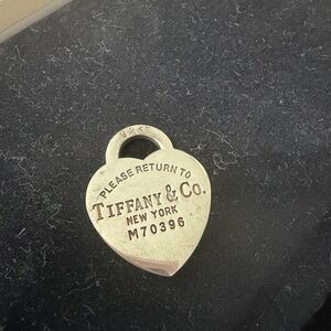 Tiffany & Co. Silver Heart Tag Charm